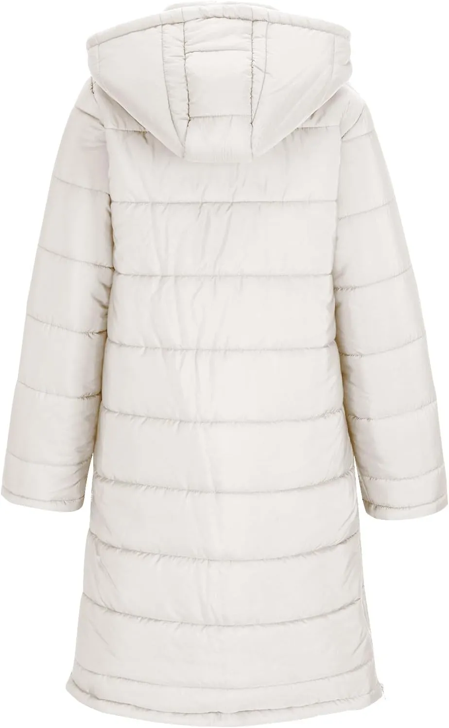 Quilted Lightweight Jackets for Women Warm Winter Coats Long Hooded Puffer Jackets Thickened Down Coats Outerwear