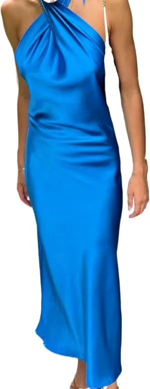Satin Silk Slip Maxi Dress for Wedding Guest Women Bodycon Strapless Off Shoulder Midi Tube Dresses