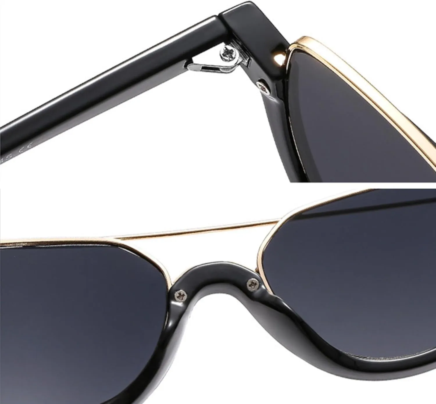 Small Frame Cat's Eye Sunglasses Women's Fashion Sun Glasses Classic Men's Vintage Eyewear Uv400