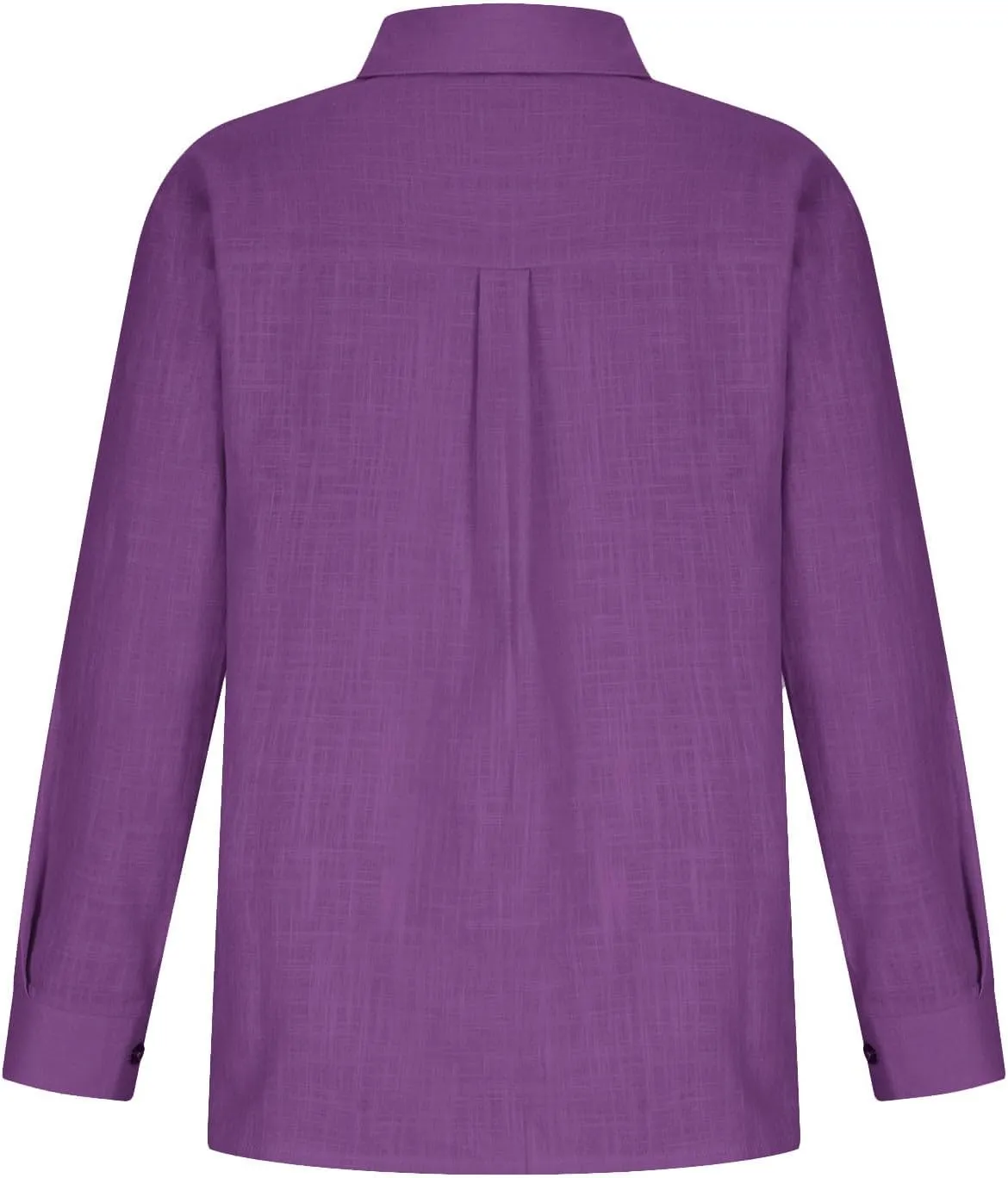 SMIDOW Womens Cotton Linen Button Down Shirt