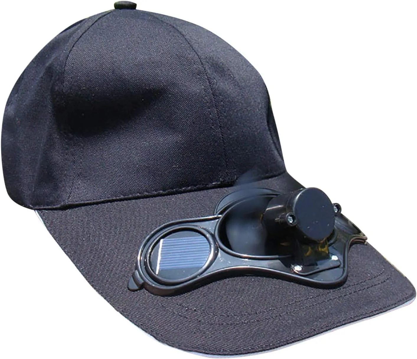 Solar Fan Cap Sunscreen Cap Sun Visor Cap Solar hat Wide Brim Packable Beach Sun Hat Wide Brim Bucket Hats