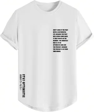 SOLY HUX Men's Graphic Tees Vintage T-Shirts Curved Hem Short Sleeve Crewneck Casual Trendy T Shirts