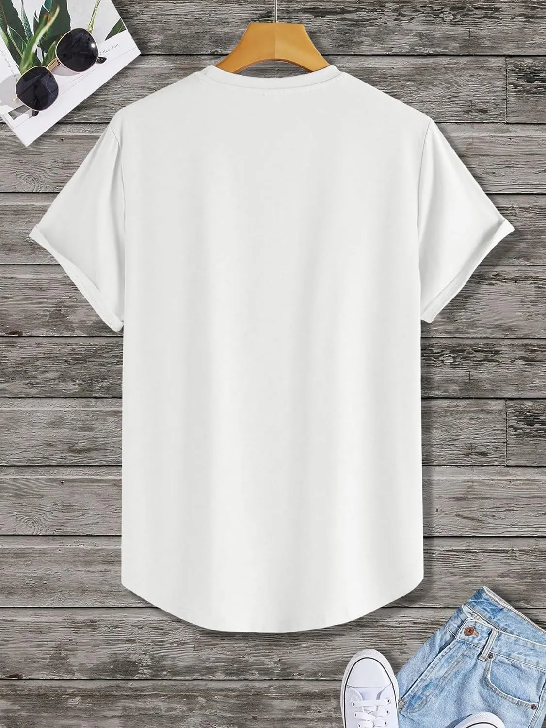 SOLY HUX Men's Graphic Tees Vintage T-Shirts Curved Hem Short Sleeve Crewneck Casual Trendy T Shirts