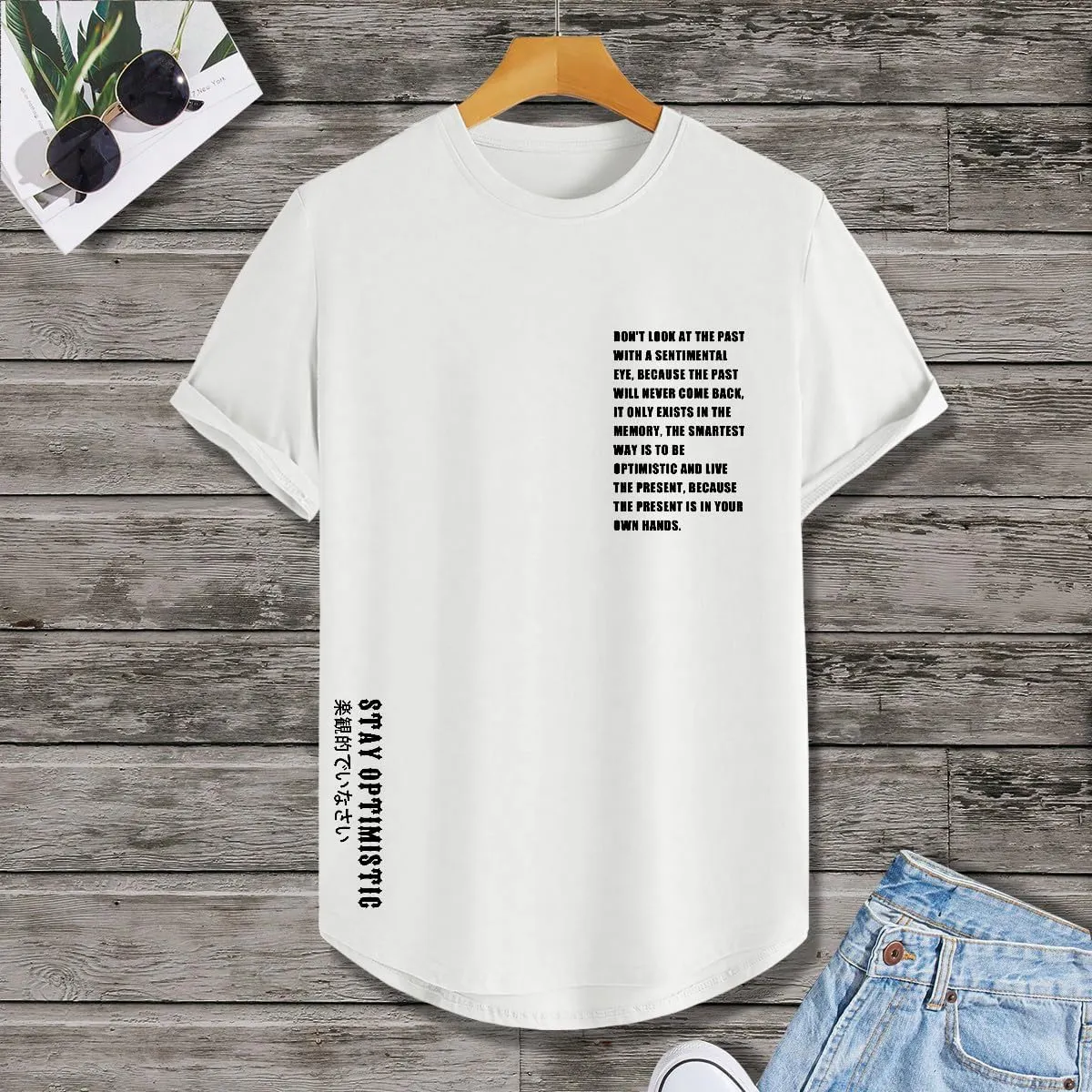 SOLY HUX Men's Graphic Tees Vintage T-Shirts Curved Hem Short Sleeve Crewneck Casual Trendy T Shirts