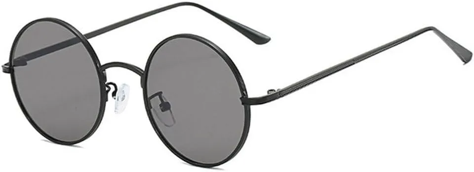 SPOAVGYZ-Classic Men Round Sunglasses Women Metal Frame UV400 Sun Glasses Men's Female Fashion Eyewear