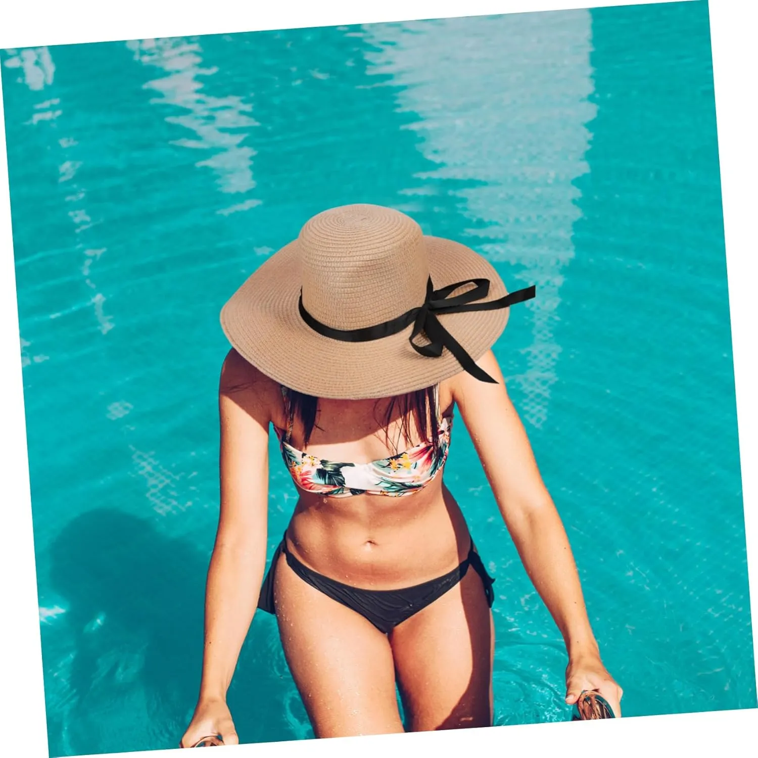 Straw Hat with Bow Straw Hat Sun Hat Caps for Women Sun Sunshade Hats for Women Sun Hat for Hat Can for