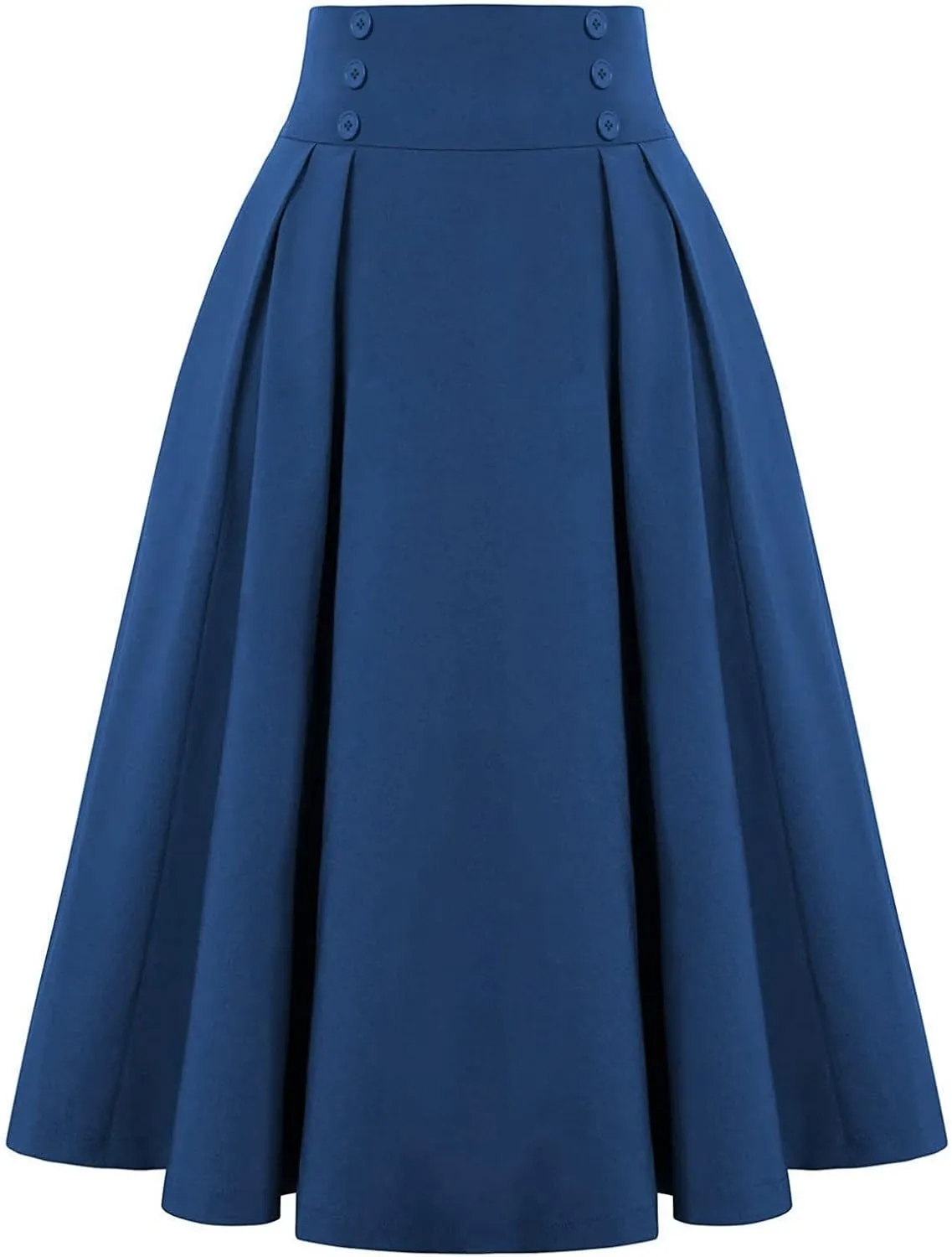Summer Casual Flowy Long Skirts Women Boho Floral Elastic High Waist Tiered Pleated Beach Maxi Skirt