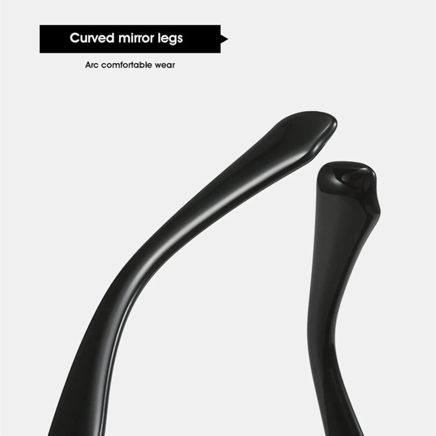 Sunglasses for Men and Women Anti-purple Line Tour Driving Sport Uv400 Sunglasses Simple Thick Frame Wide Legs
