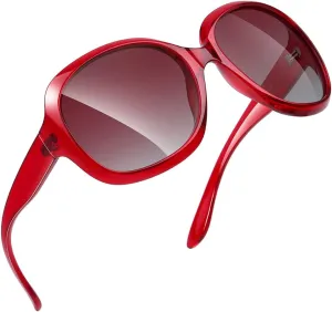 Sunglasses Womens Polarized Oversized Sunglasses for Women Trendy Classic Large Driving Sun Glasses UV400 Protection