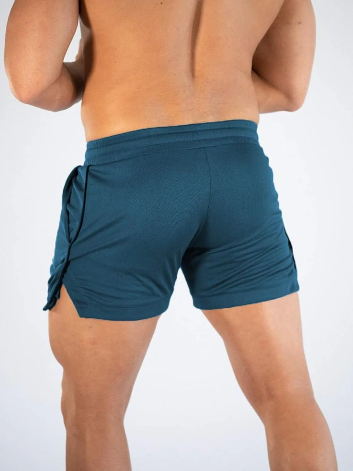 Surenow Mens Running Gym Shorts 3 Inch Breathable Lightweight Athletic Sport Shorts Training Workout Shorts with Pockets