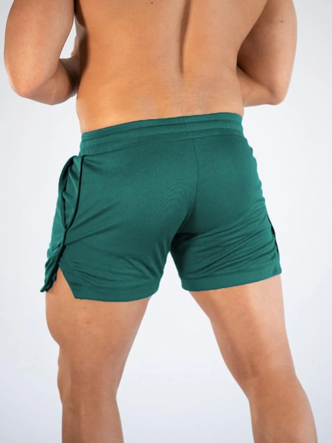 Surenow Mens Running Gym Shorts 3 Inch Breathable Lightweight Athletic Sport Shorts Training Workout Shorts with Pockets
