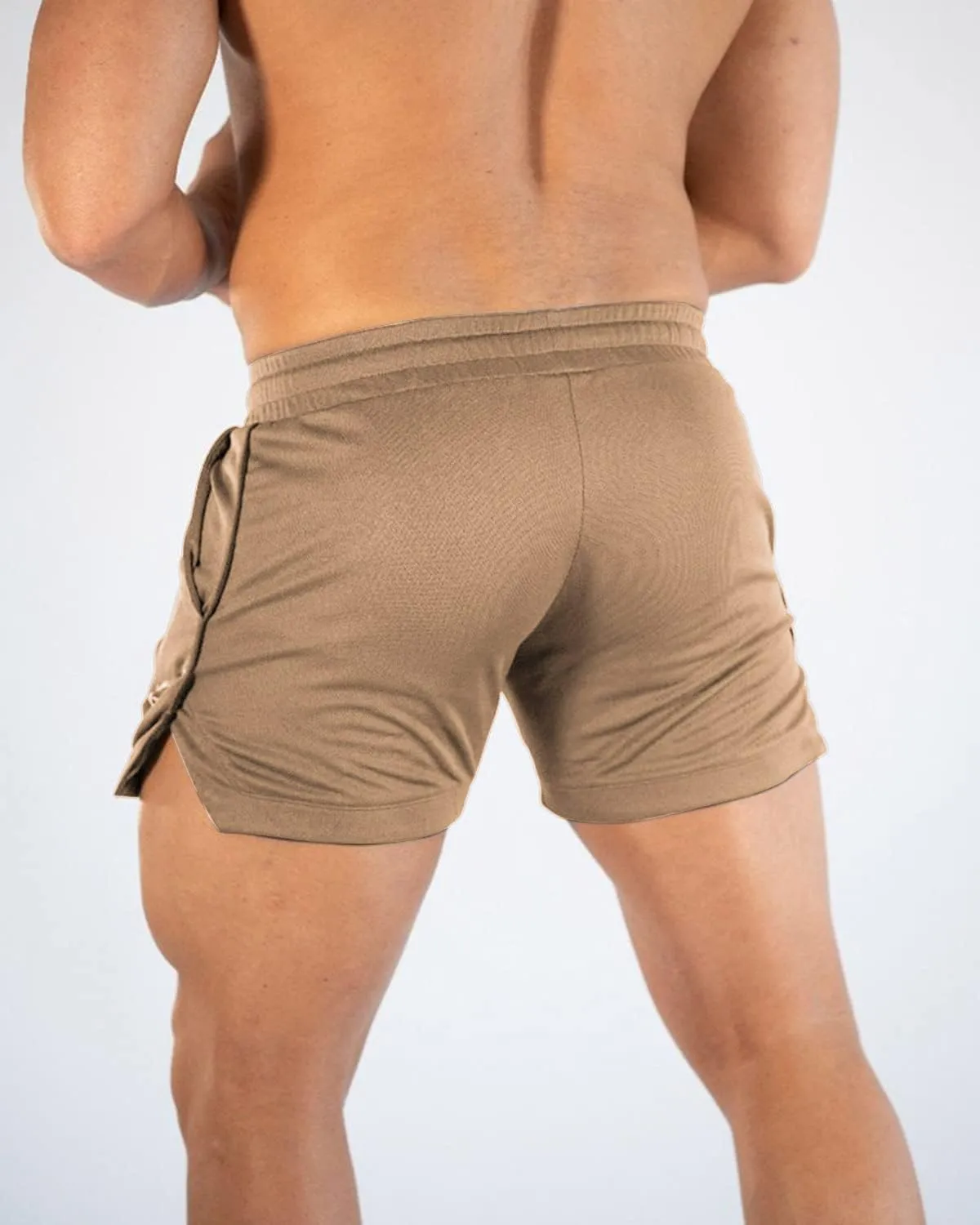 Surenow Mens Running Gym Shorts 3 Inch Breathable Lightweight Athletic Sport Shorts Training Workout Shorts with Pockets
