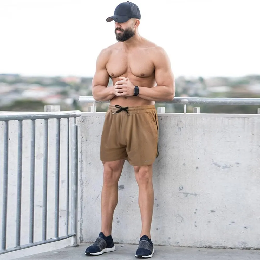 Surenow Mens Running Gym Shorts 3 Inch Breathable Lightweight Athletic Sport Shorts Training Workout Shorts with Pockets