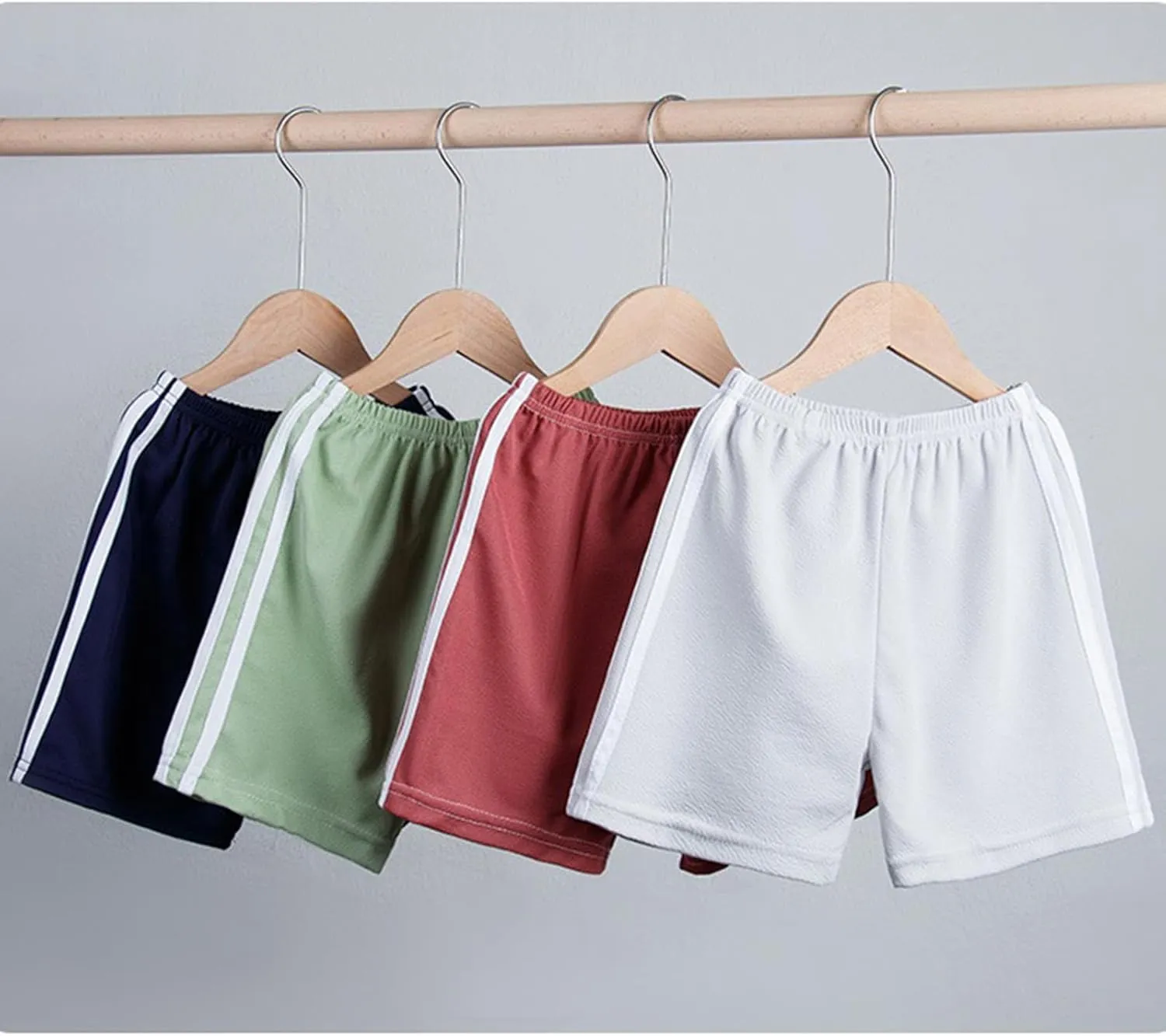 Toddler Boys Girls Active Running Shorts 3 Pack Kids Athletic Short Pants Lightweight Summer Sport Jogger Shorts