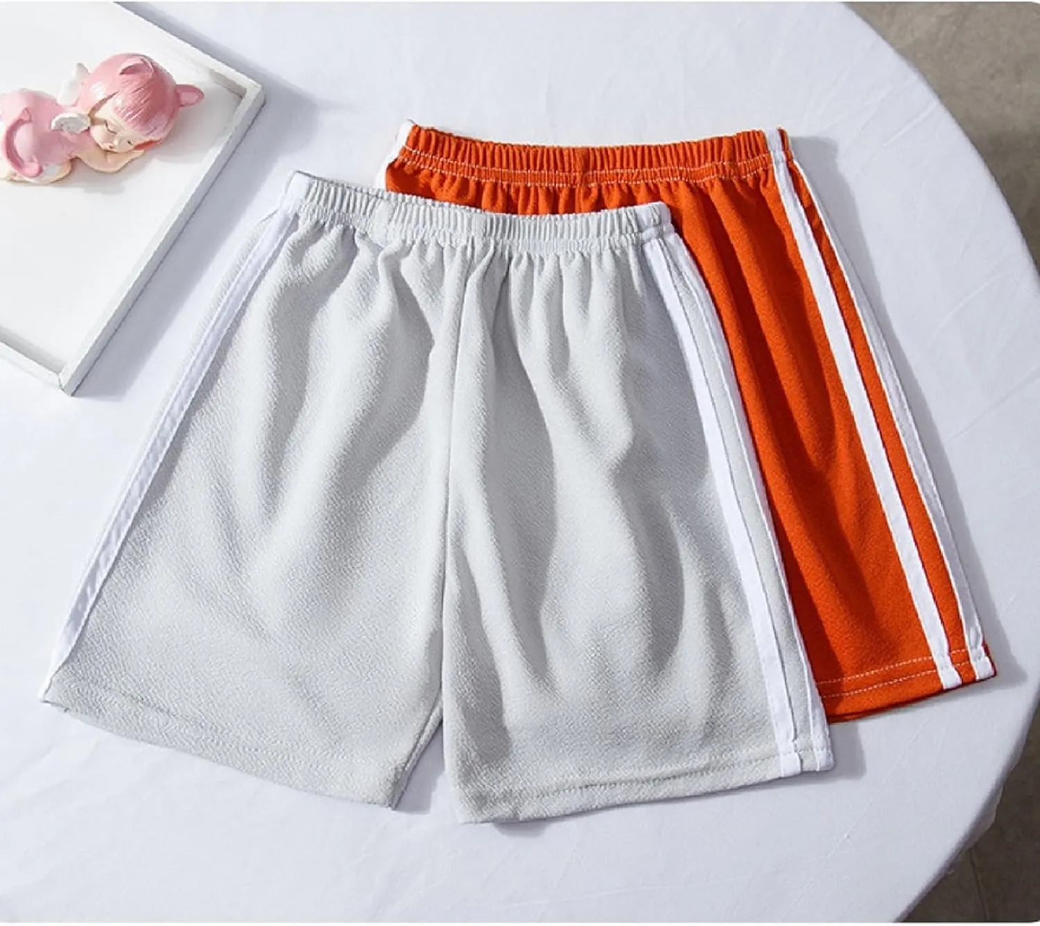 Toddler Boys Girls Active Running Shorts 3 Pack Kids Athletic Short Pants Lightweight Summer Sport Jogger Shorts