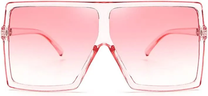 Ultralight Square Oversized Sunglasses Classic Fashion Style 100% UV Protection for Women Men