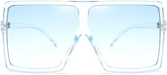 Ultralight Square Oversized Sunglasses Classic Fashion Style 100% UV Protection for Women Men