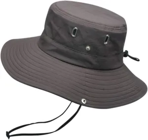 Unisex Bucket Hat 2024 Summer Breathable Sun Hat Fishing Cap Sun Protection Roll Up Foldable Sunhat for Men and Women