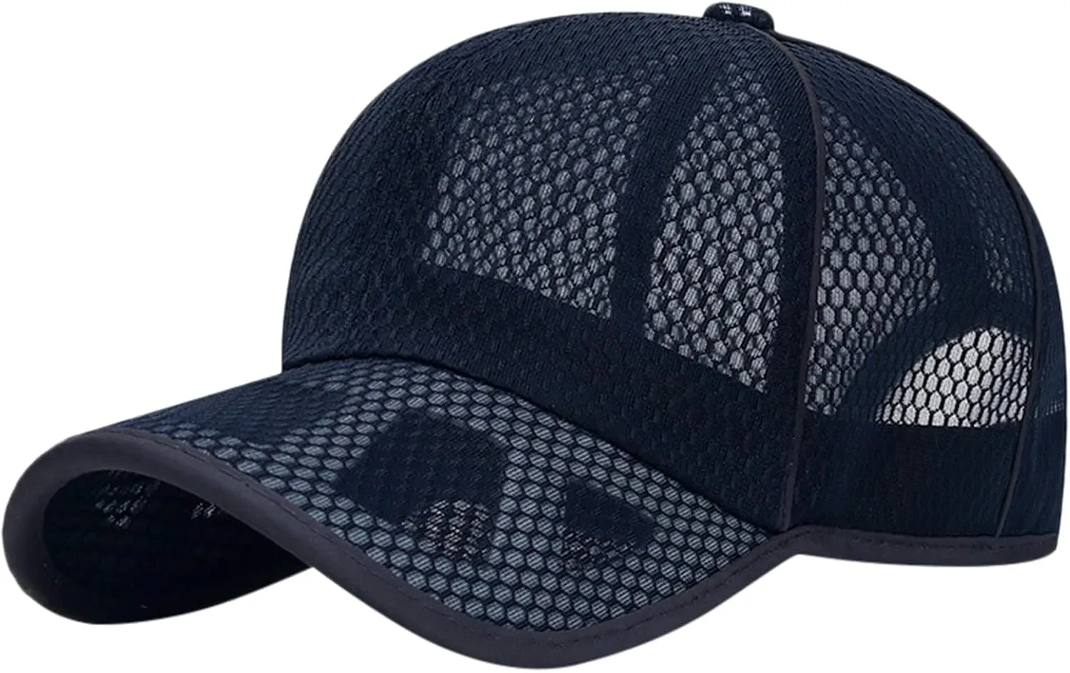 Unisex Quick-Dry Baseball Cap with Breathable Mesh Adjustable Sports Hat Running Cap Outdoor Sun Hat for Men