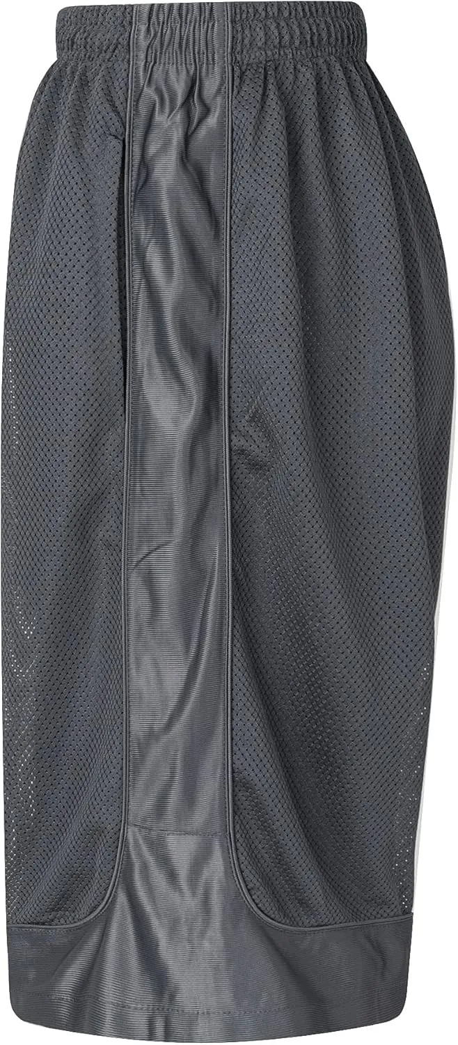 URBEX Long Men's Basketball Shorts with Pockets Athletic Running Gym Workout Sport Shorts