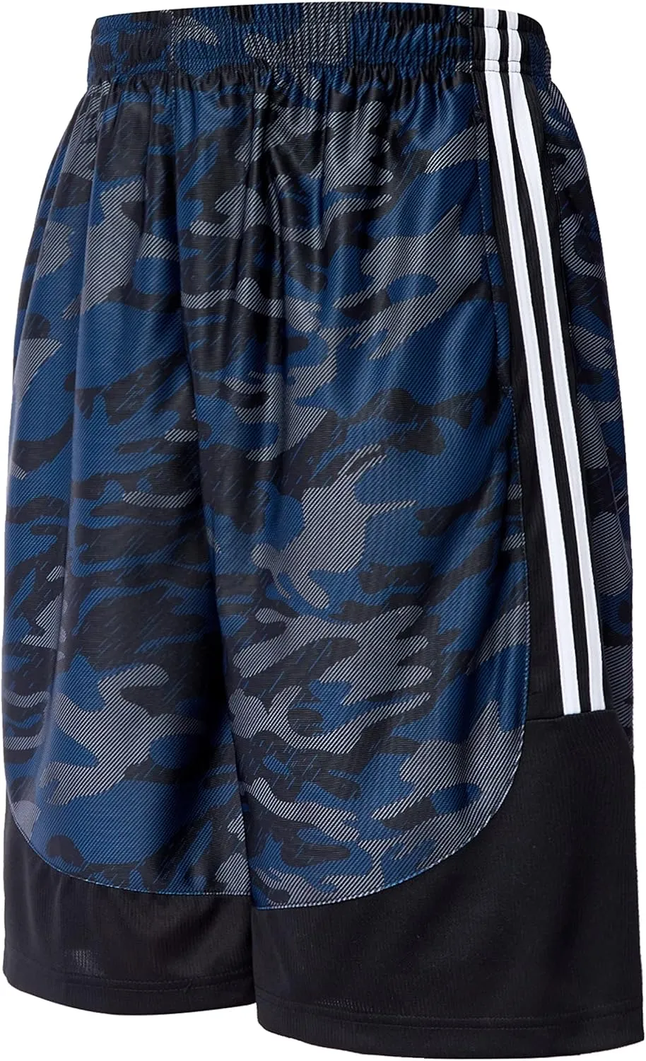 URBEX Long Men's Basketball Shorts with Pockets Athletic Running Gym Workout Sport Shorts