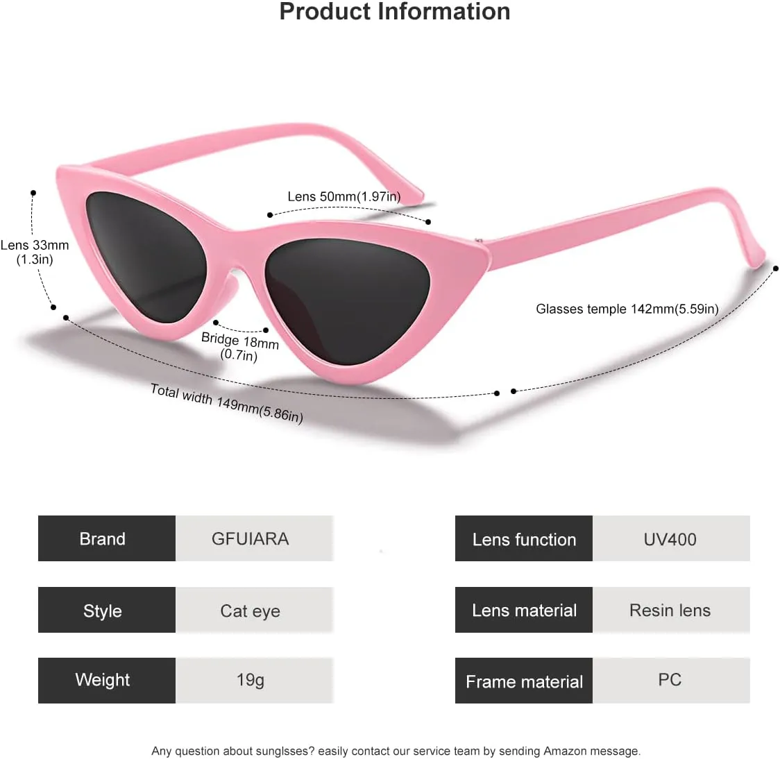 Vintage Cat Eye Sunglasses for Women Classic Retro Narrow Cateye Shades UV400 Protection Sun Glasses Sunnies