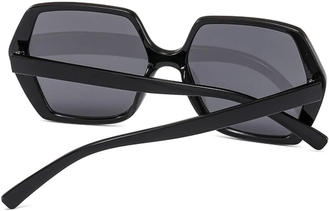 Vintage Classic Big Frame Polygon Men Women Unisex Trend Outdoors Travel Sunglasses Uv400