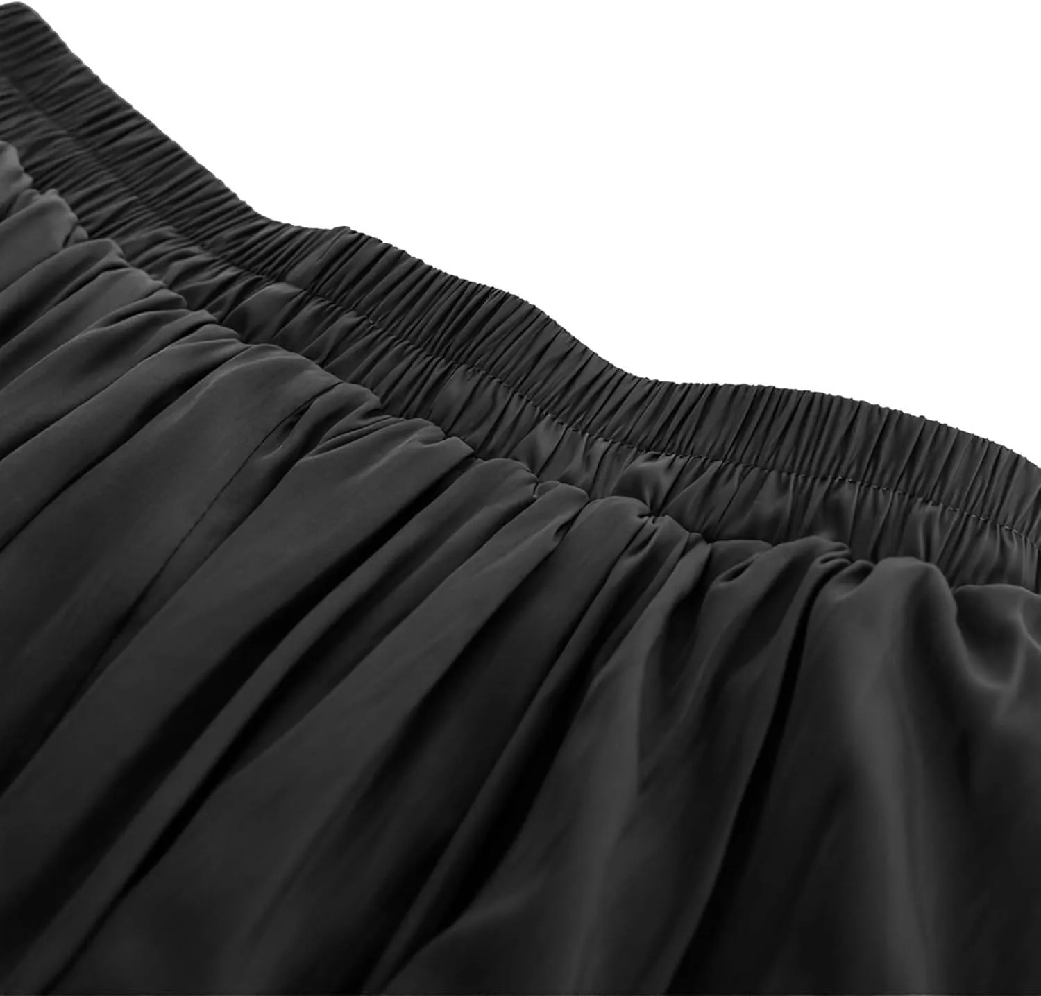 Vintage Renaissance Skirts for Women Double Layered Tiered Long Skirt High Waisted Asymmetrical Ruffle A Line Skirt