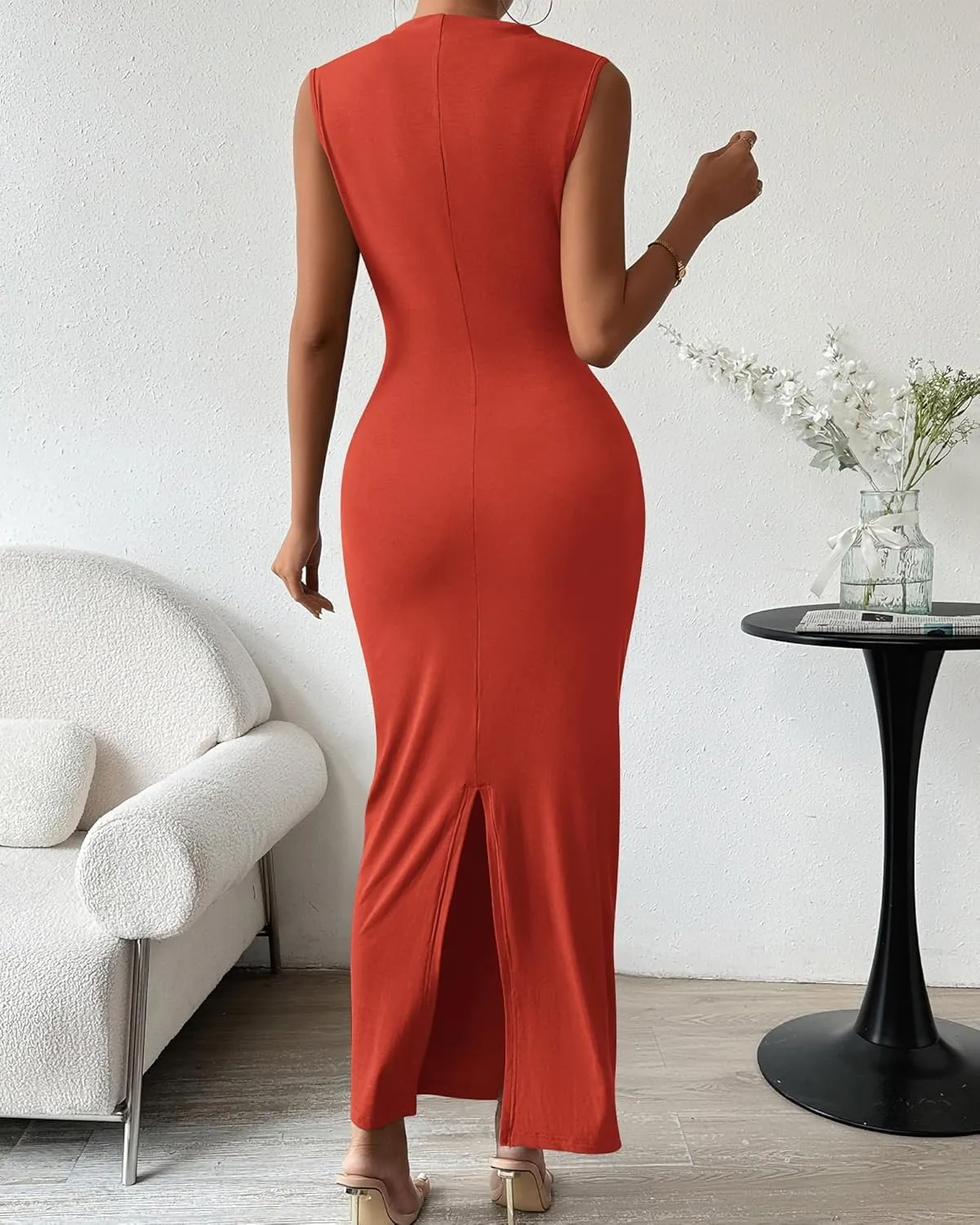 Wedding Guest Dresses for Women Semi Formal Dresses Summer Bodycon Maxi Dresses Work Evening Party Cocktail Dresses