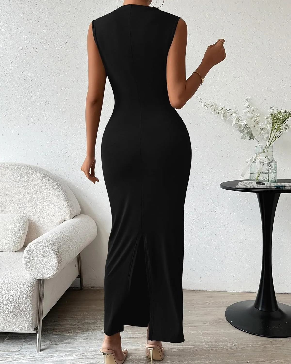 Wedding Guest Dresses for Women Semi Formal Dresses Summer Bodycon Maxi Dresses Work Evening Party Cocktail Dresses