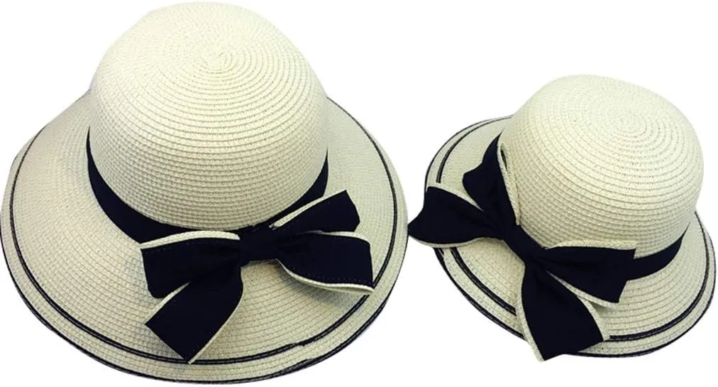 Women Ladies Floppy Beach Sun Foldable Cap New Summer Wide Brim Straw Hat Bucket Cap for Beach Fishing Hiking