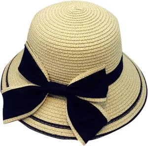 Women Ladies Floppy Beach Sun Foldable Cap New Summer Wide Brim Straw Hat Bucket Cap for Beach Fishing Hiking