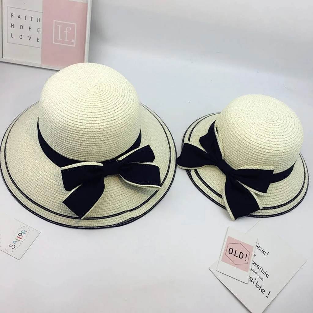 Women Ladies Floppy Beach Sun Foldable Cap New Summer Wide Brim Straw Hat Bucket Cap for Beach Fishing Hiking