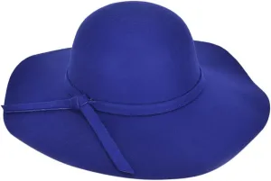 Women Ladies Floppy Wide Brim Wool Bowler Beach Hat Sun Cap Summer Beach Sun Protection Women Fashion Straw Hat