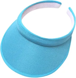 Women Men Sport Sun Visor Hats Large Brim Empty Top Baseball Cap Colorful Sun Protection Hat Golf Caps for Summer