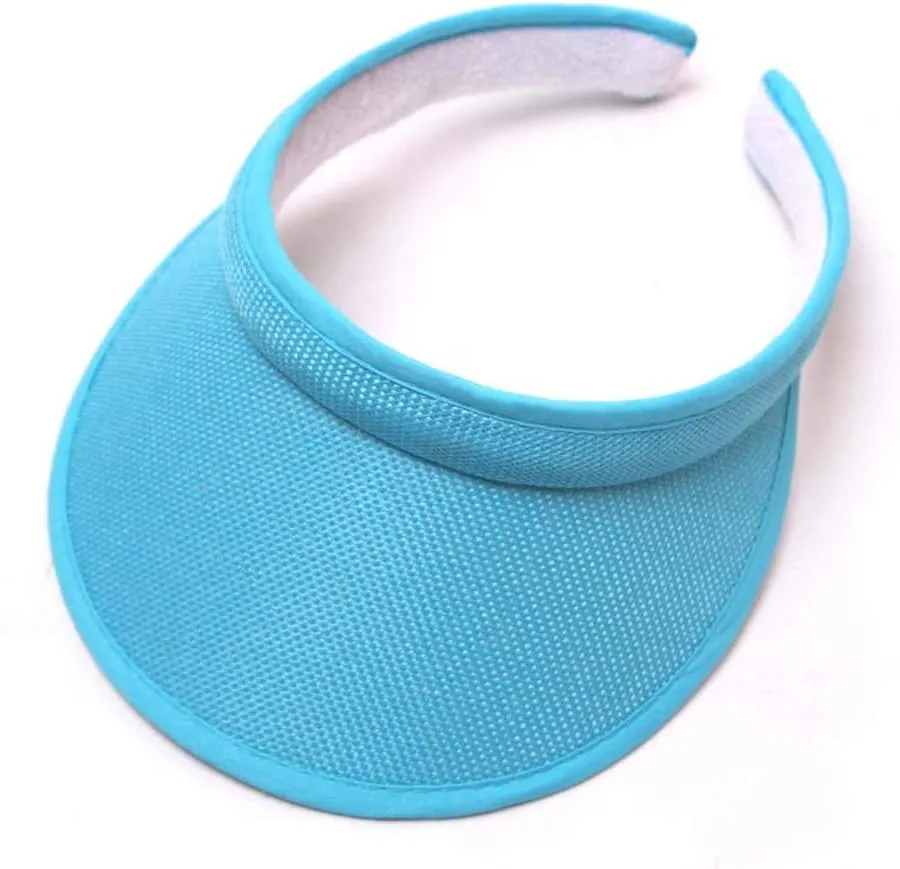 Women Men Sport Sun Visor Hats Large Brim Empty Top Baseball Cap Colorful Sun Protection Hat Golf Caps for Summer
