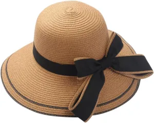 Women Packable Sun Hat Lightweight Packable Crochet Bucket Hat for Women Straw Hats for Women Hiking Hat