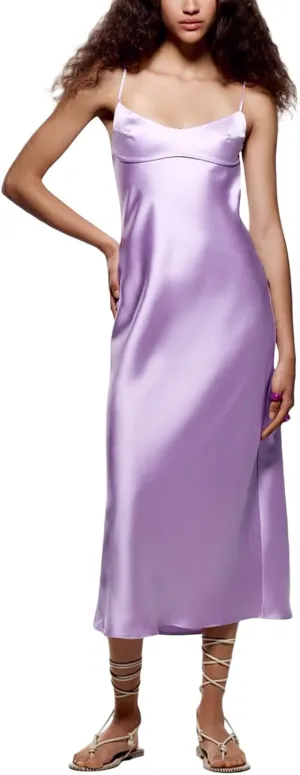 Women Slip Satin Maxi Dress Sleeveless Bodycon Long Dresses Backless Party Cocktail Dresses Summer 2023