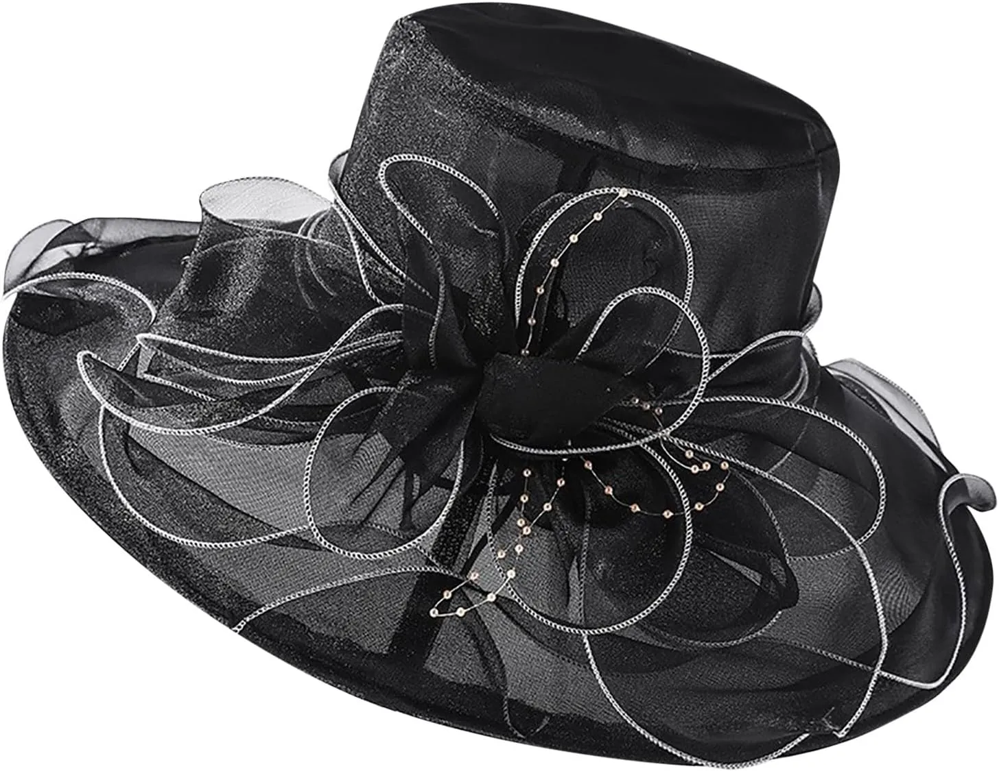 Womens Beach Sun Straw Hat Universal Flower Mesh Wide Brim Breathable Comfort Fit Uv Hat Foldable Roll Up Cap