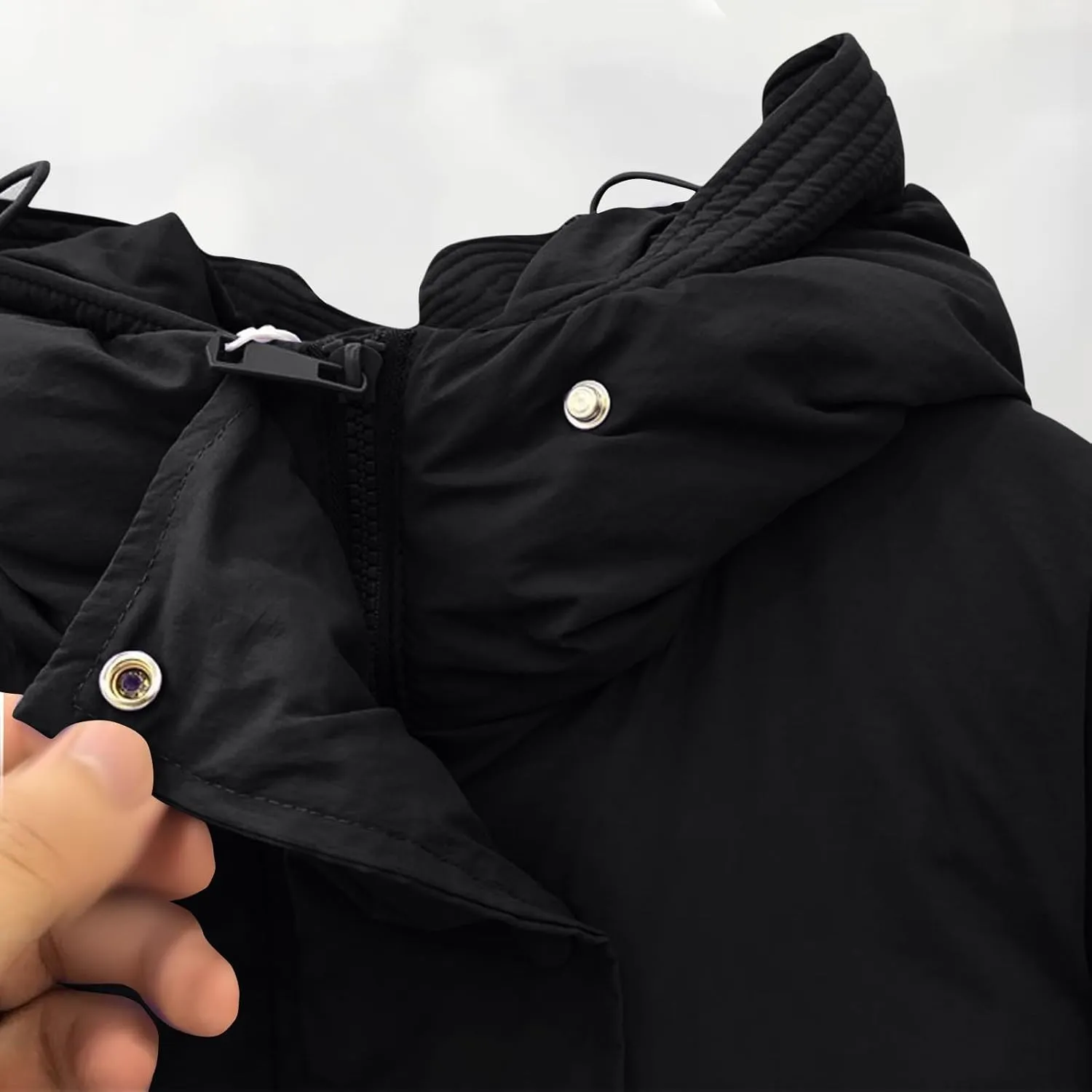 Womens Cropped Puffer Jackets Thicken Winter Coat Puffy Down Jacket Parkas Bubble Outerwear Quilted Lightweight Jackets