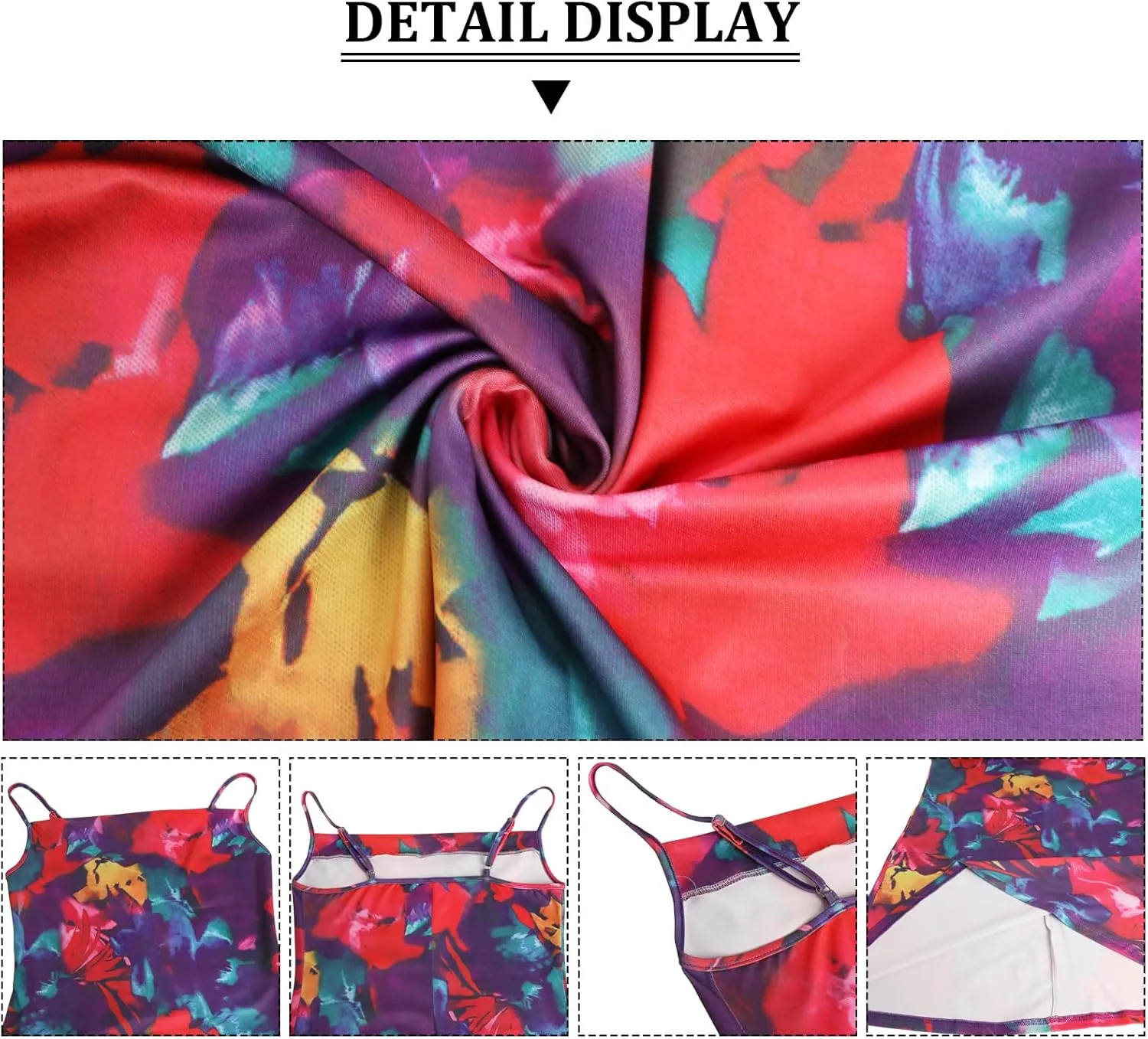 Women's Floral Spaghetti Strap Maxi Dress Sexy Summer Stretch Bodycon Dress Backless Cocktail Slip Long Dresses