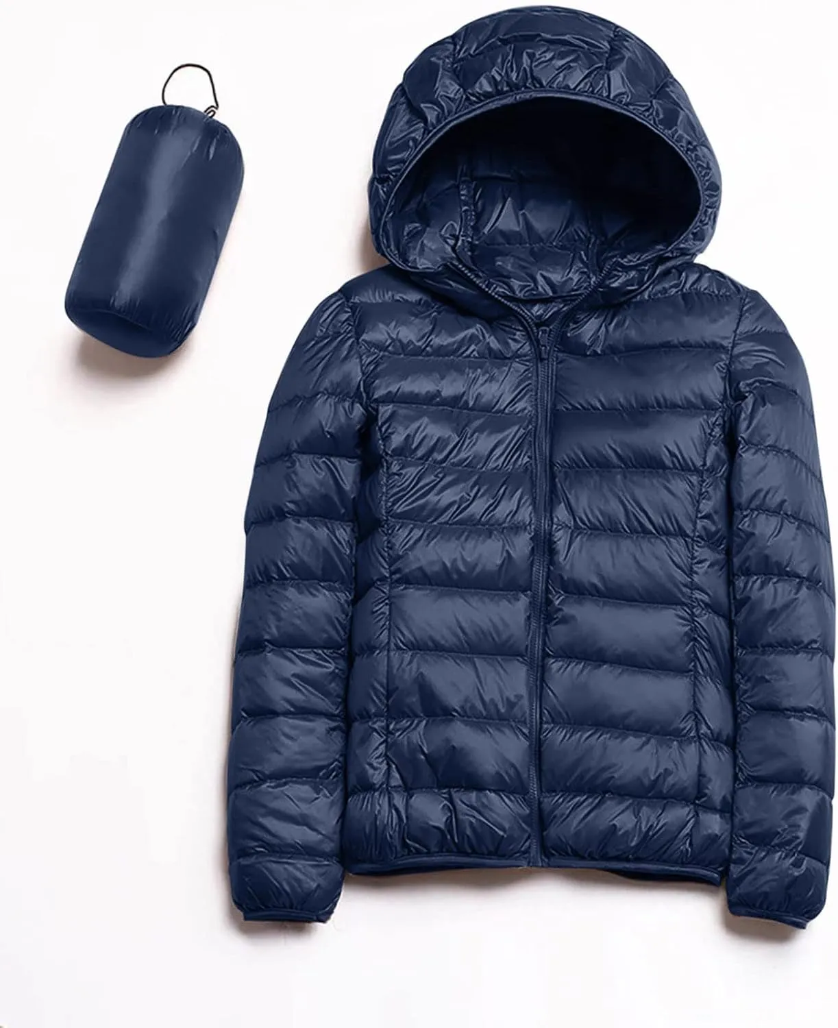 Womens Puffer Jacket Quilted Lightweight Alternative Down Coat Warm Winter Women Lightweight Waterproof Raincoat