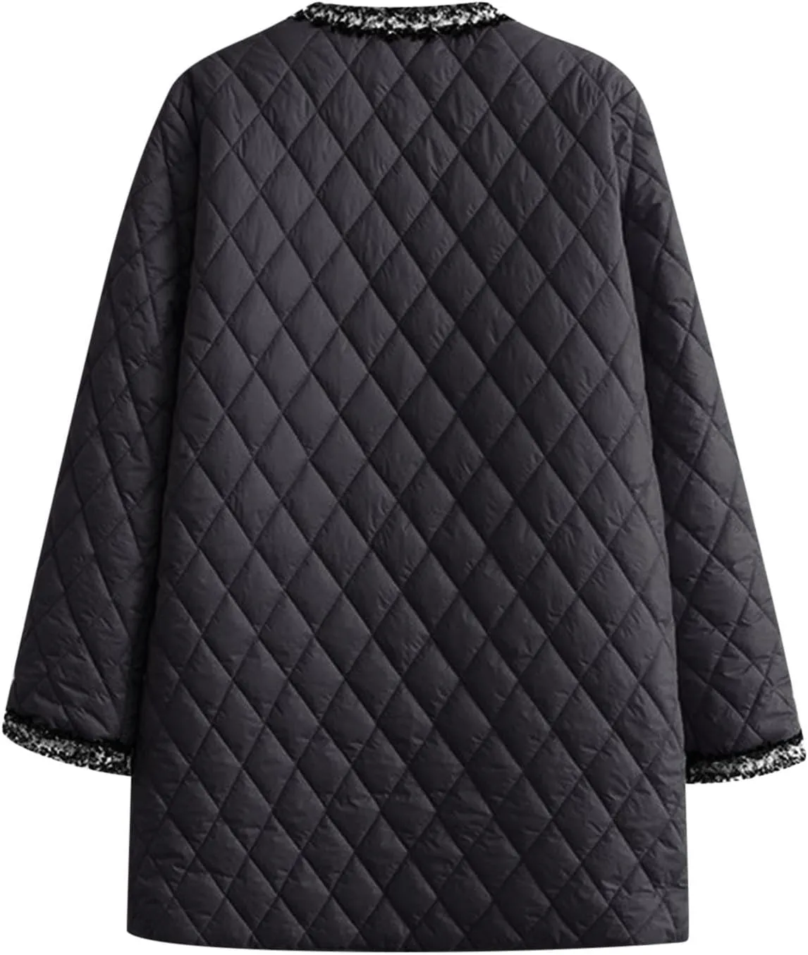 Women's Quilted Lightweight Jackets Winter Coats Casual Thicken Puffer Jackets Warm Long Down Coats Parkas Outerwear