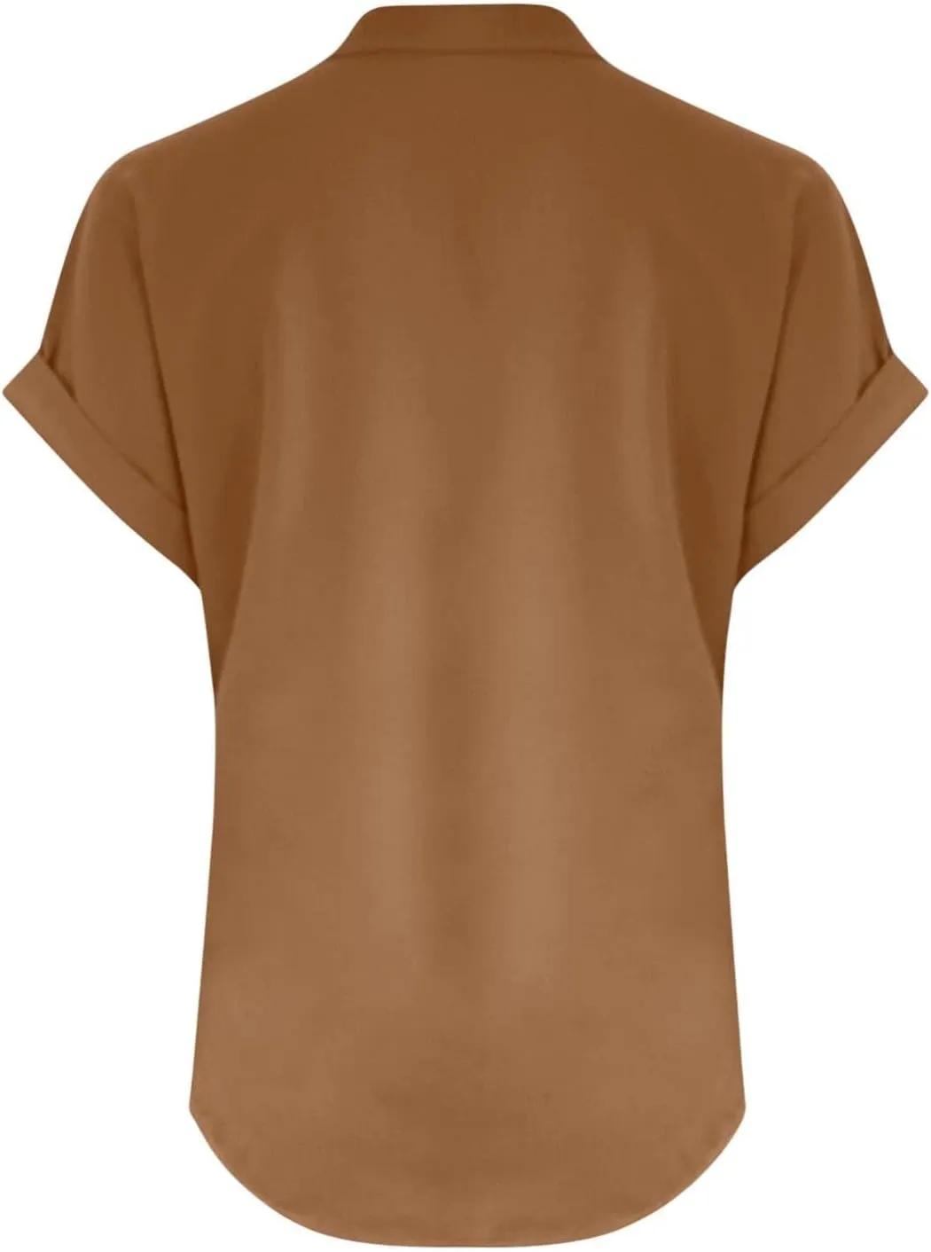 Womens Summer Tops Lightweight Trendy Linen Shirts Comfy Button Down Short Sleeve V Neck Tops Casual Dressy Blouses