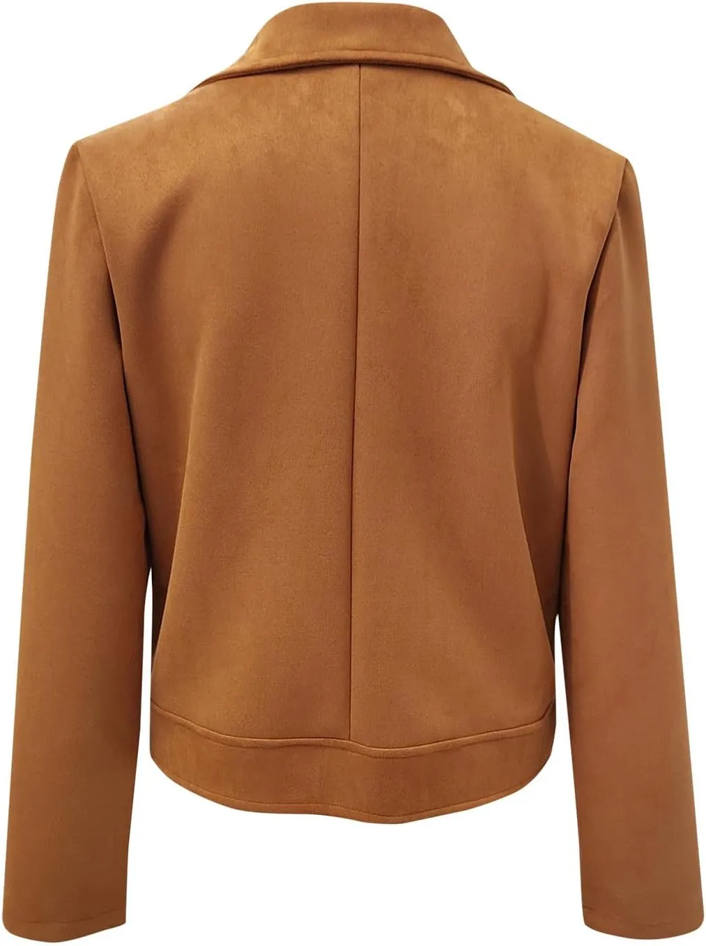 Womens Trendy Coats 2024 Fall Biker Moto Jacket Fashion Long Sleeve Zipper Short Casual Coat Streetwear Cropped Outwear