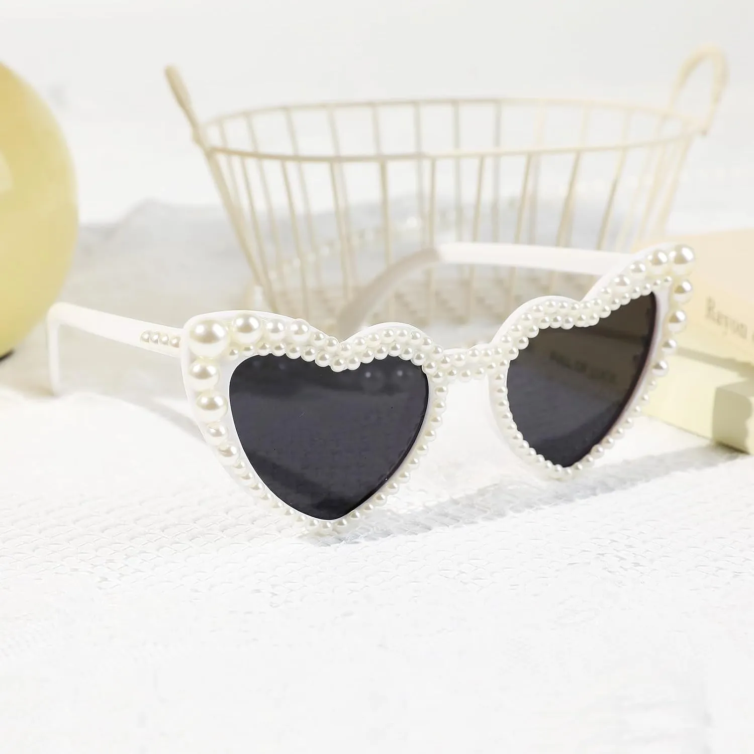YOGFIT Heart Sunglasses for Women Fashion Classic Love Eye Protection Sunglasses Vintage Cute Heart Sunglasses